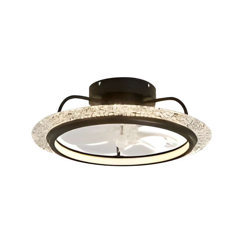 Downrod Ceiling Fan with Light