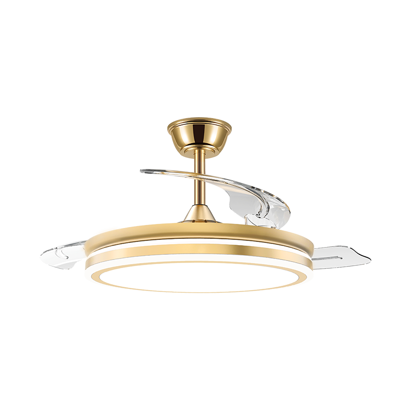 Quiet Retractable Ceiling Fan with Invisible Blades