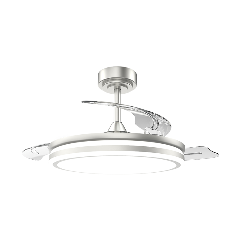Quiet Retractable Ceiling Fan with Invisible Blades