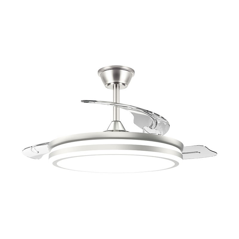 Quiet Retractable Ceiling Fan with Invisible Blades