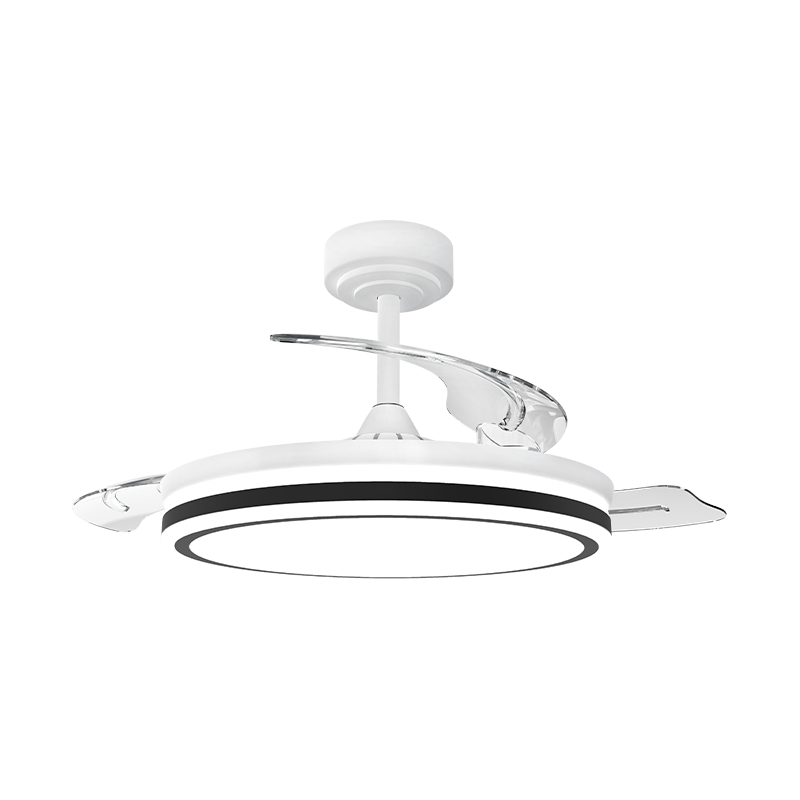 Quiet Retractable Ceiling Fan with Invisible Blades