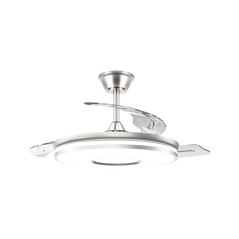 Quiet Retractable Ceiling Fan with Invisible Blades