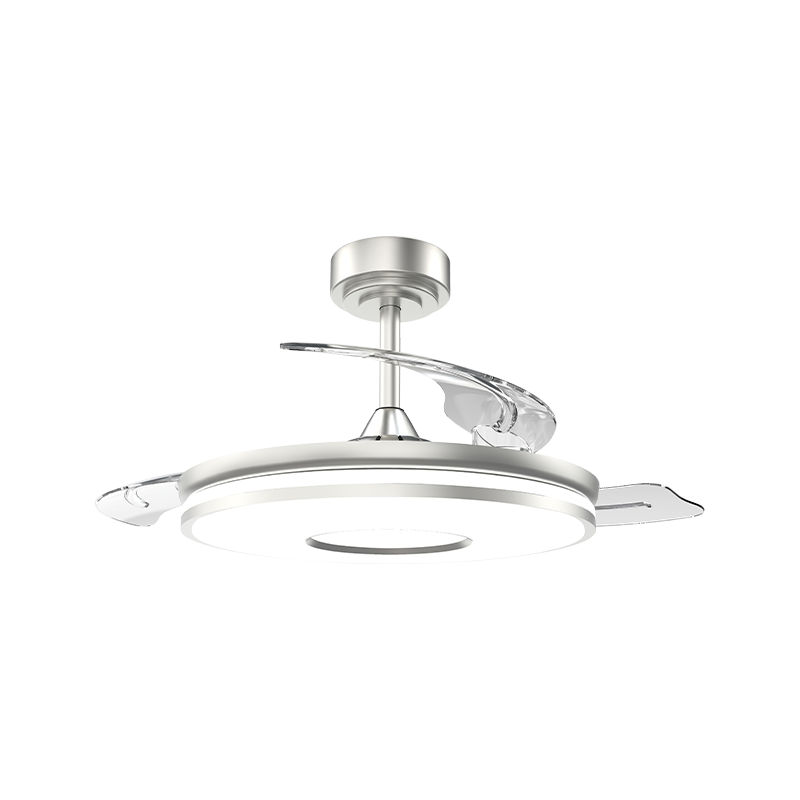 Quiet Retractable Ceiling Fan with Invisible Blades