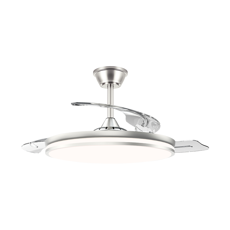 Quiet Retractable Ceiling Fan with Invisible Blades