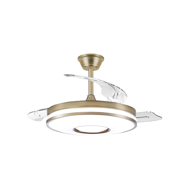 Quiet Retractable Ceiling Fan with Invisible Blades