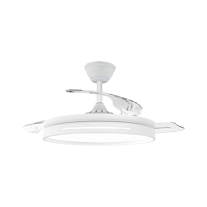Quiet Retractable Ceiling Fan with Invisible Blades