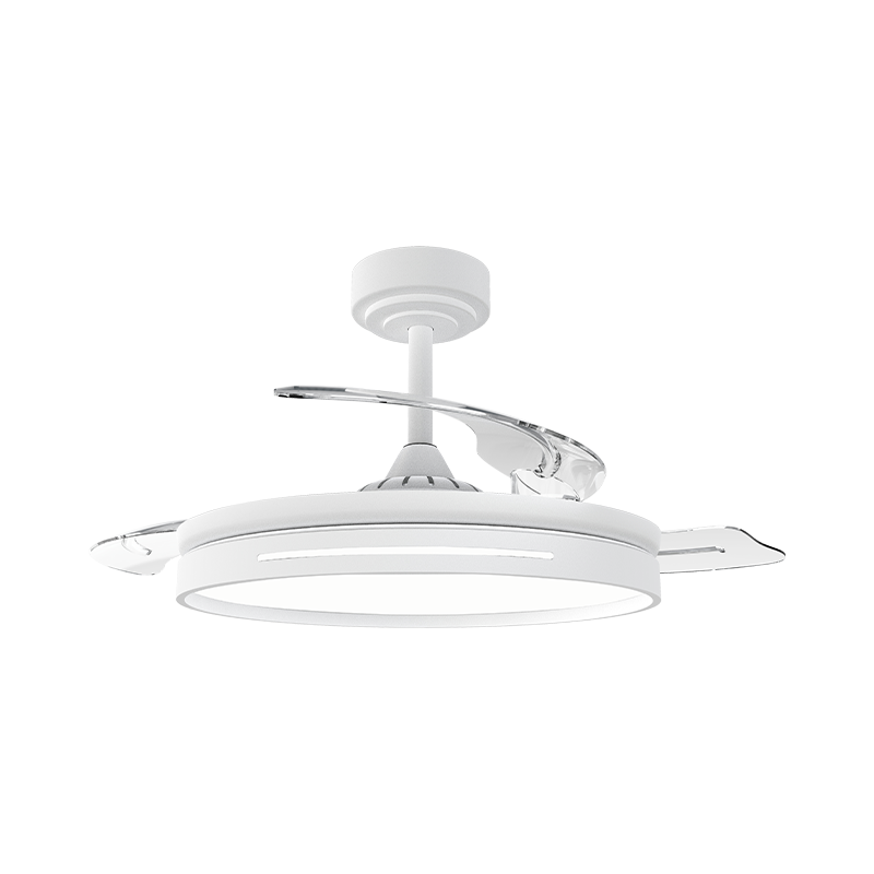 Quiet Retractable Ceiling Fan with Invisible Blades