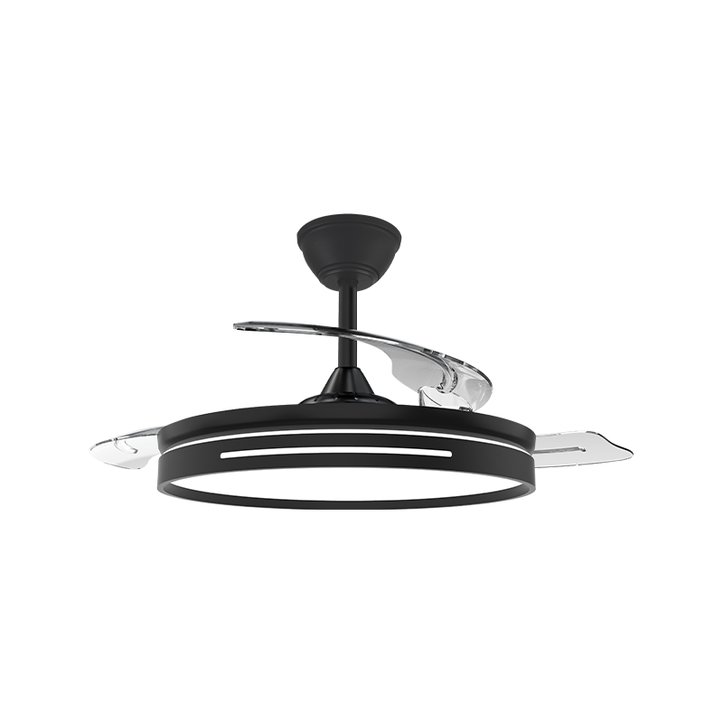 Quiet Retractable Ceiling Fan with Invisible Blades