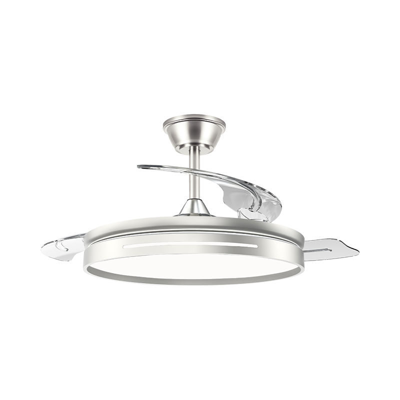 Quiet Retractable Ceiling Fan with Invisible Blades