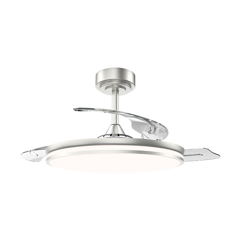 Quiet Retractable Ceiling Fan with Invisible Blades