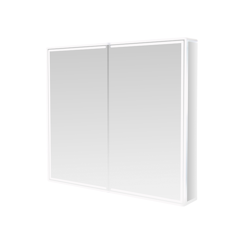 Double-Door LED Smart Bathroom Mirror Cabinet (With Anti-Fog Hand-Swipe Switch)