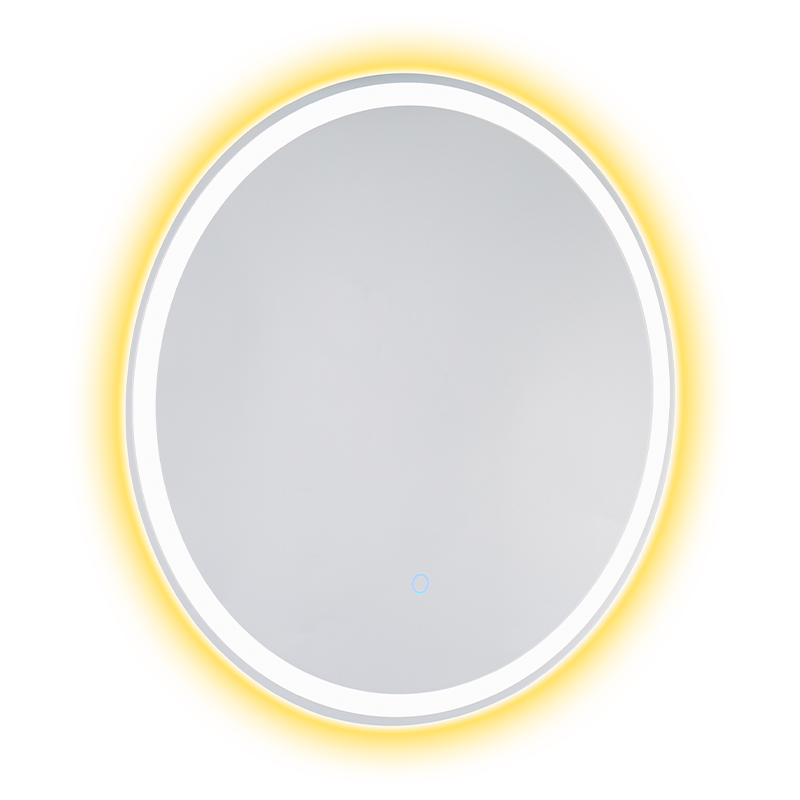 Aluminum Frame LED Smart Dimming Defogging Backlit Bathroom Mirror