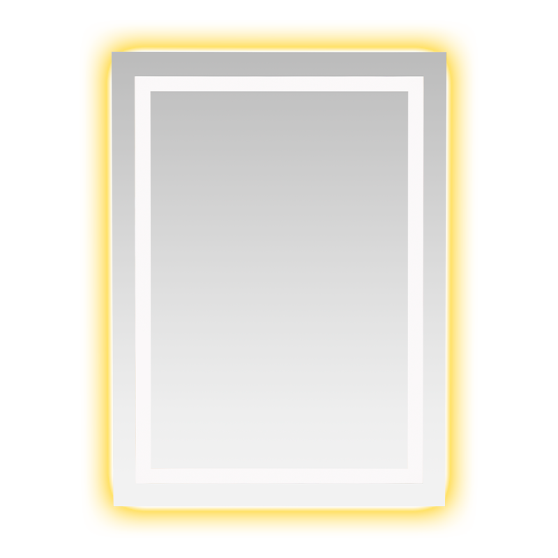 Aluminum Frame LED Smart Dimming Defogging Backlit Bathroom Mirror