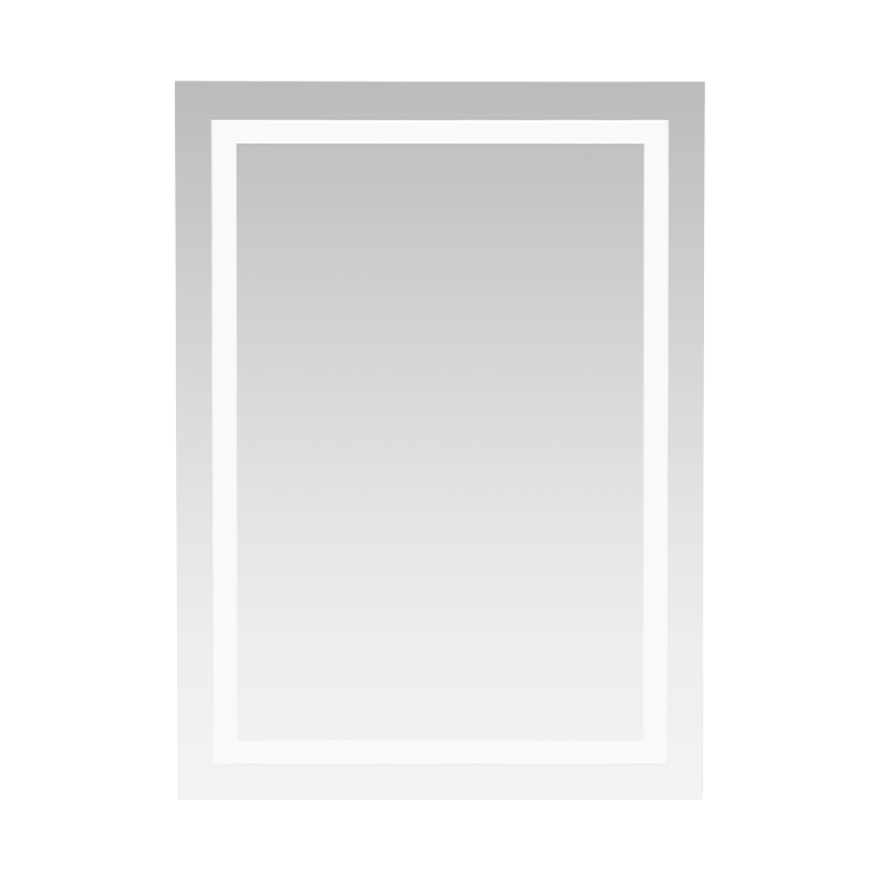 Aluminum Frame LED Smart Dimming Defogging Backlit Bathroom Mirror