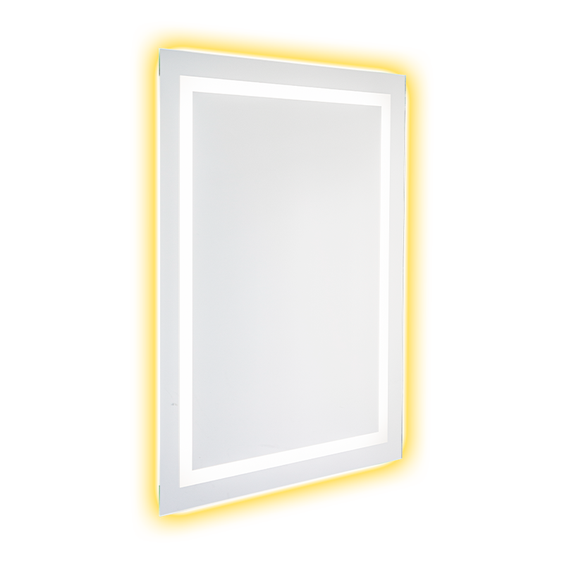 Aluminum Frame LED Smart Dimming Defogging Backlit Bathroom Mirror