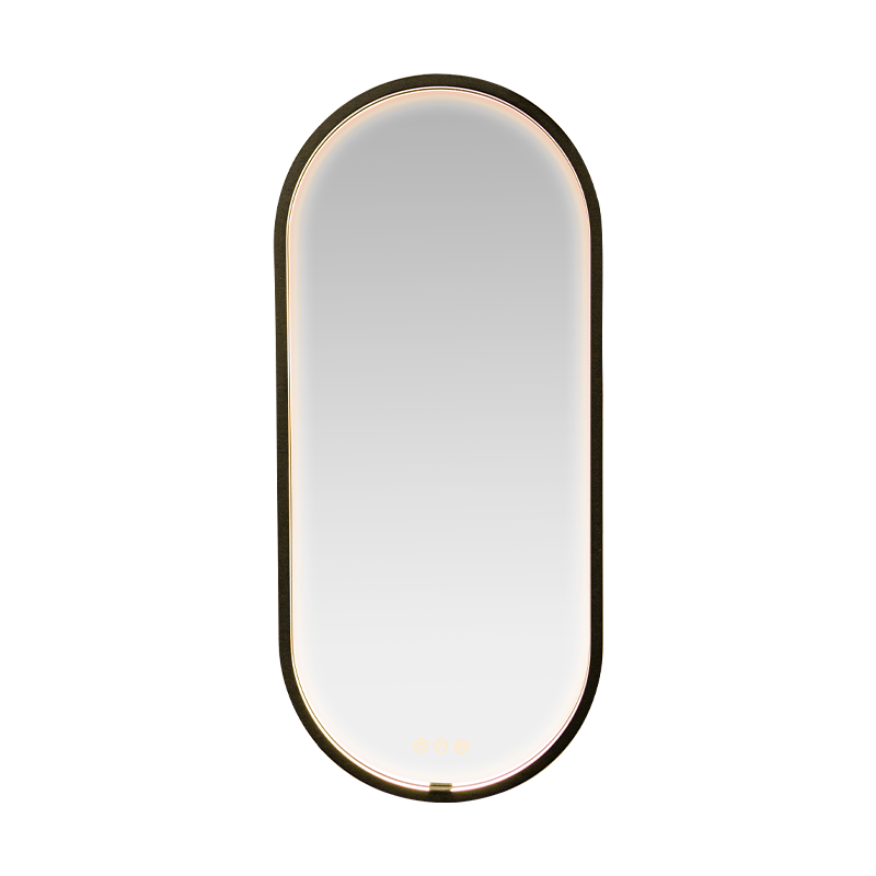 LED Smart Dimming Defogging Frosted Illuminated Bathroom Mirror