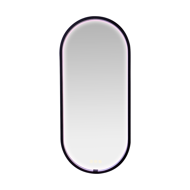 LED Smart Dimming Defogging Frosted Illuminated Bathroom Mirror