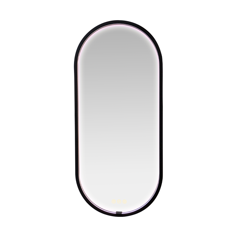 LED Smart Dimming Defogging Frosted Illuminated Bathroom Mirror