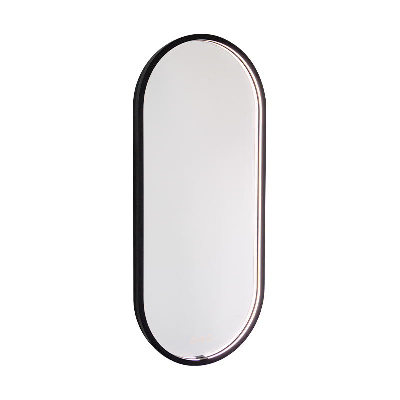 LED Smart Dimming Defogging Frosted Illuminated Bathroom Mirror