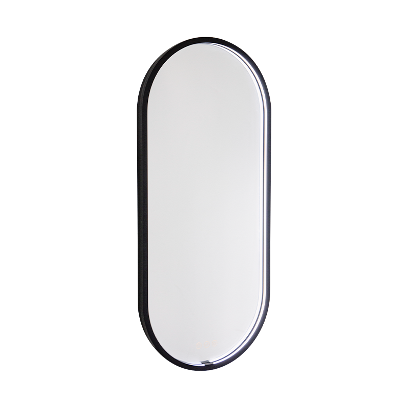 LED Smart Dimming Defogging Frosted Illuminated Bathroom Mirror
