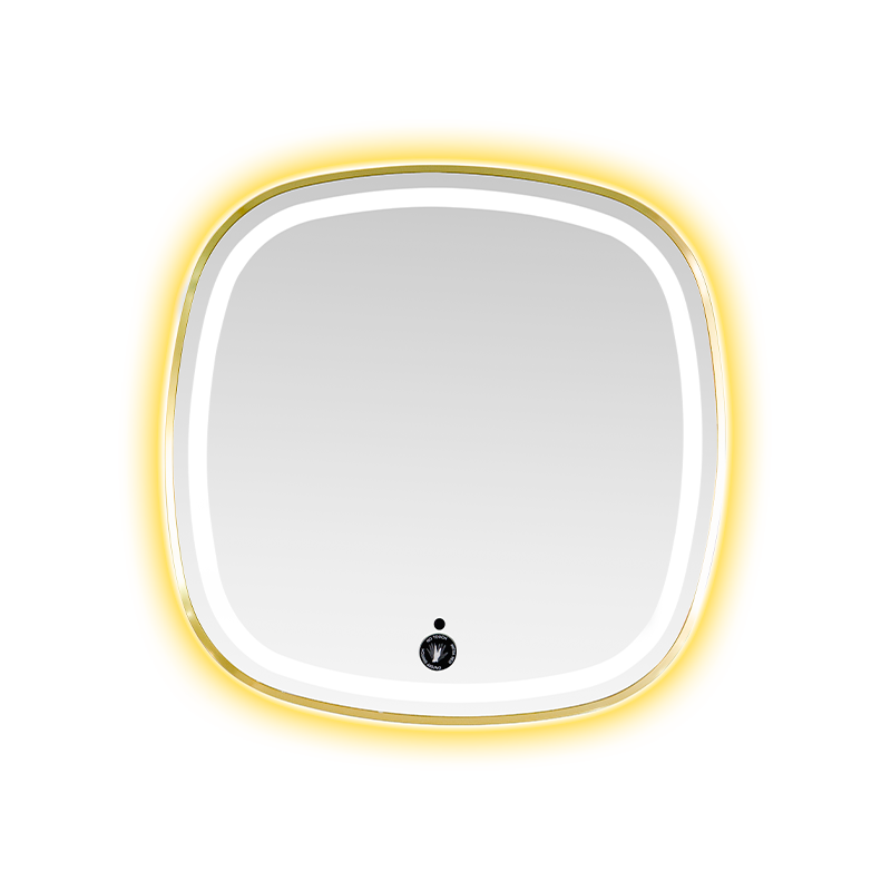 Aluminum Frame LED Smart Dimming Defogging Backlit Bathroom Mirror