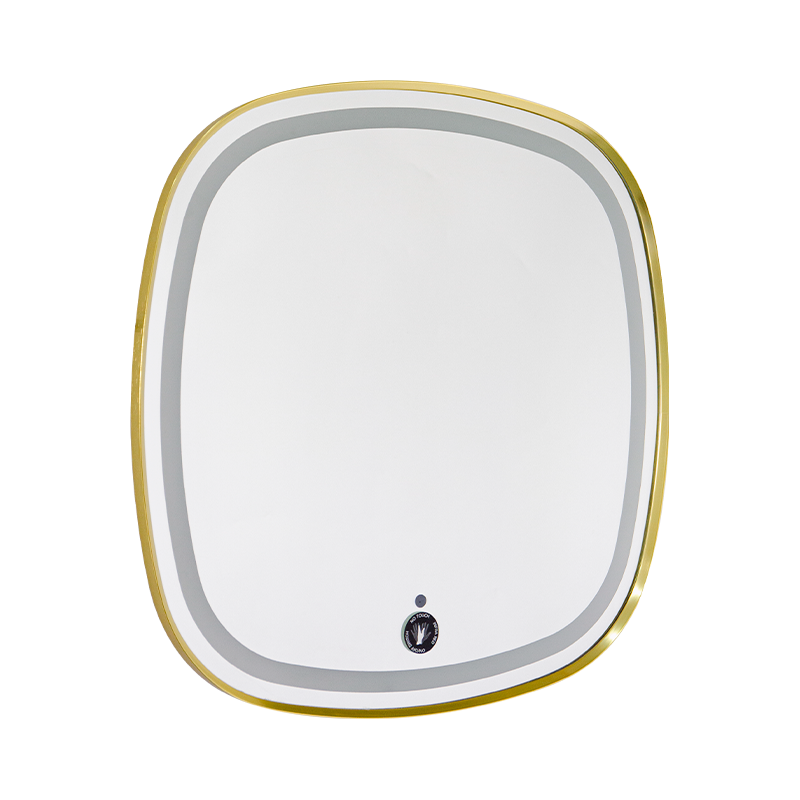 Aluminum Frame LED Smart Dimming Defogging Backlit Bathroom Mirror