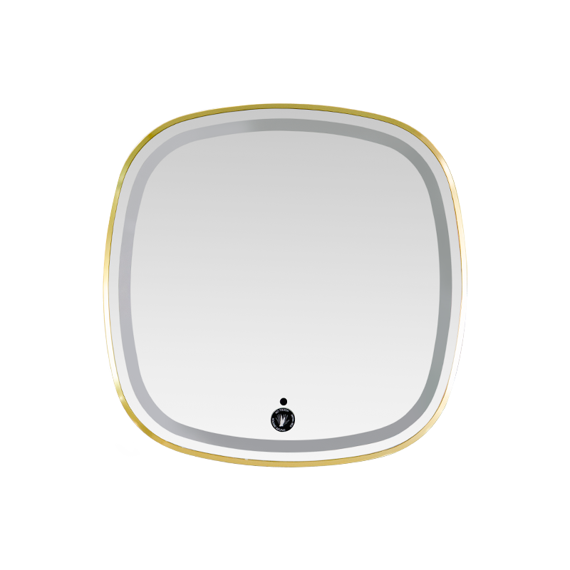 Aluminum Frame LED Smart Dimming Defogging Backlit Bathroom Mirror